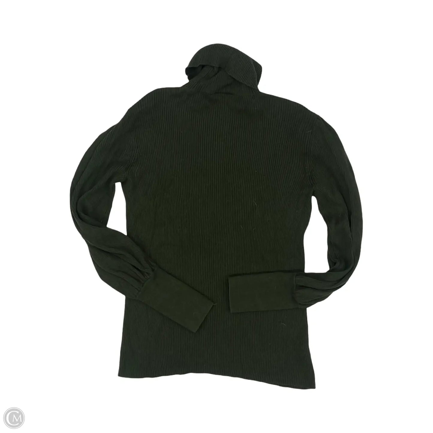 Top Long Sleeve By Cme In Green, Size: M