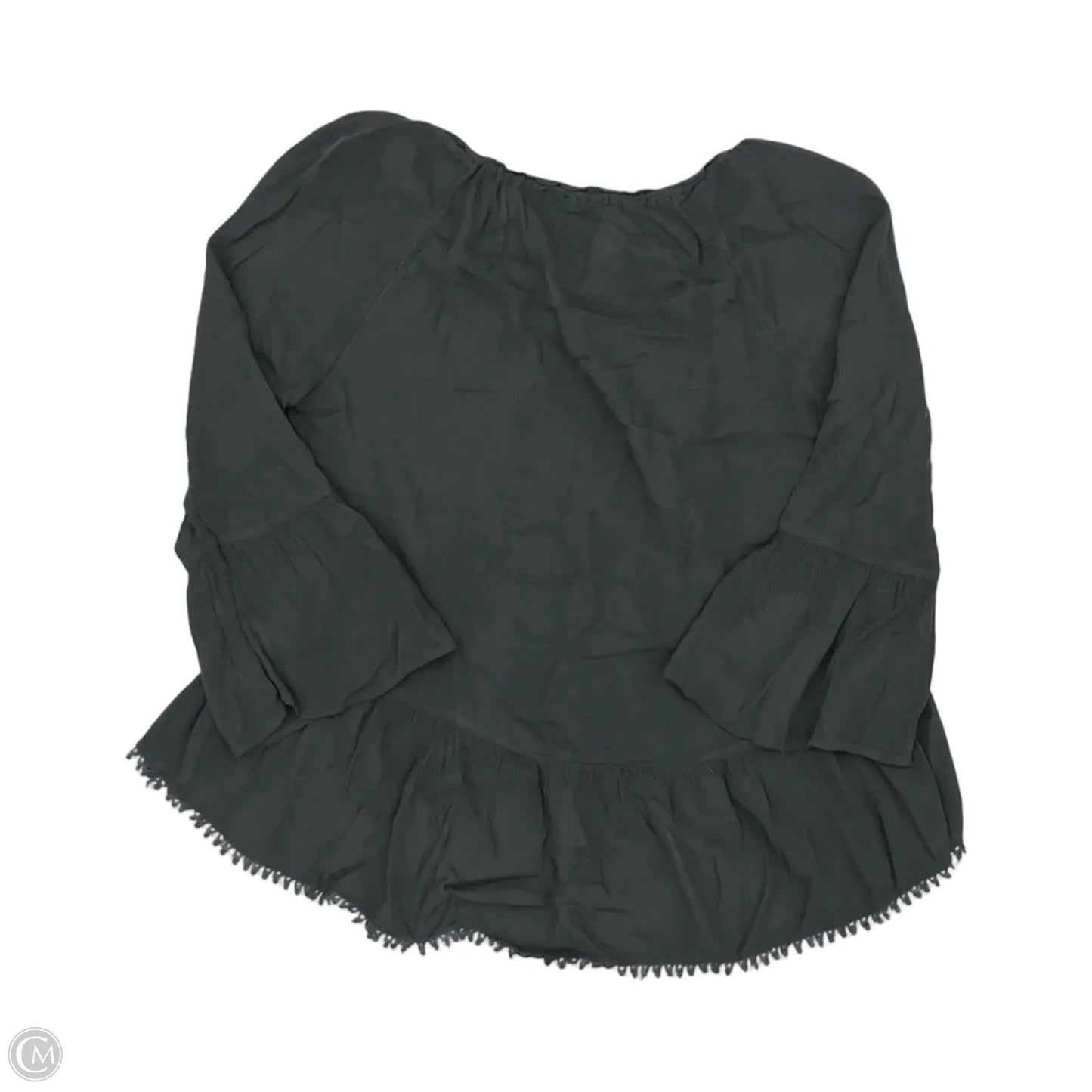 Top Long Sleeve By Aerie In Grey, Size: S
