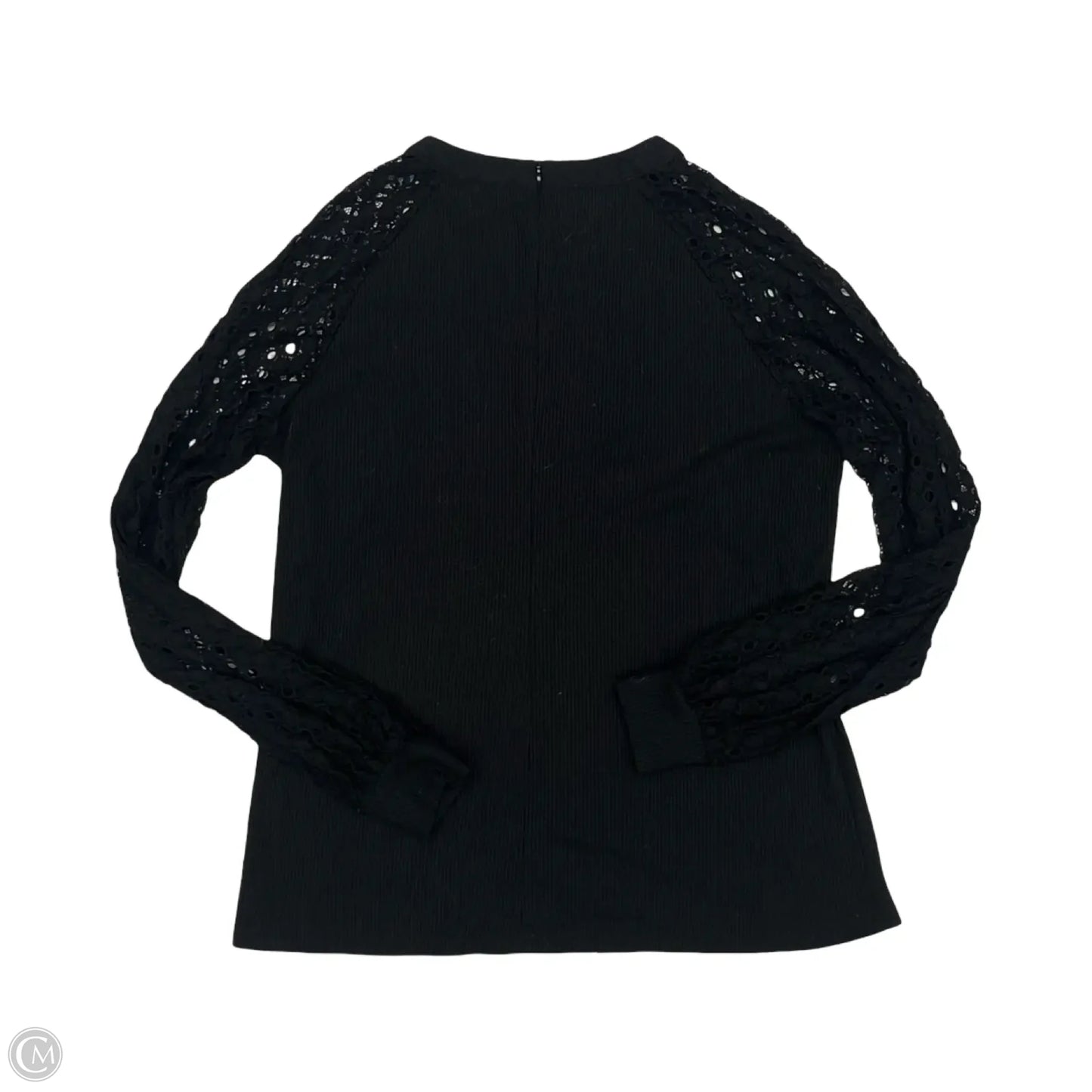 Top Long Sleeve By Miholl In Black, Size: Xl