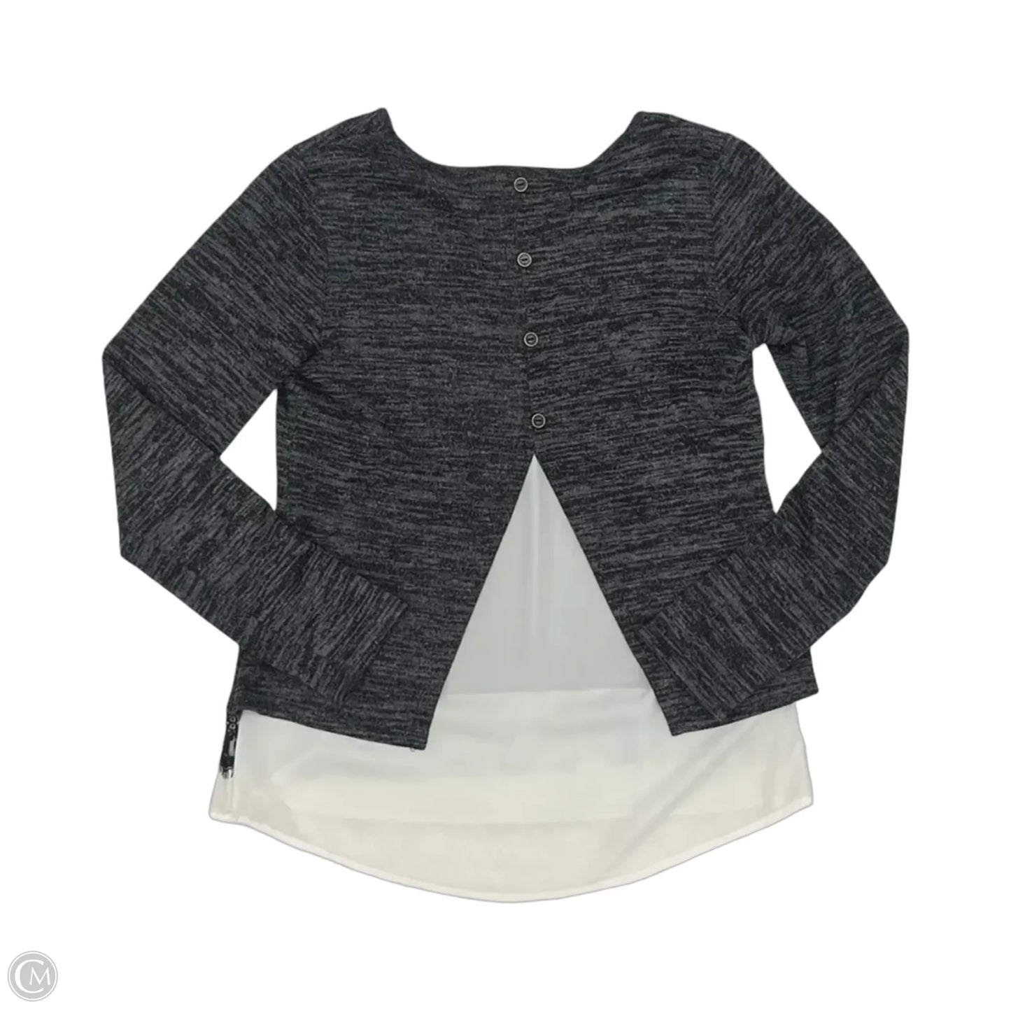 Top Long Sleeve By Maurices In Grey, Size: S