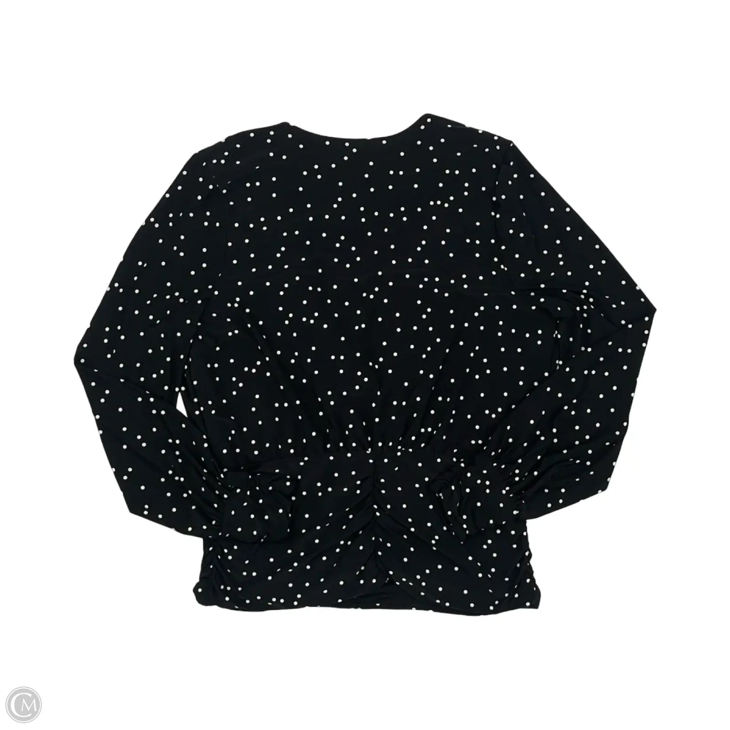 Blouse Long Sleeve By Elle In Black, Size: L
