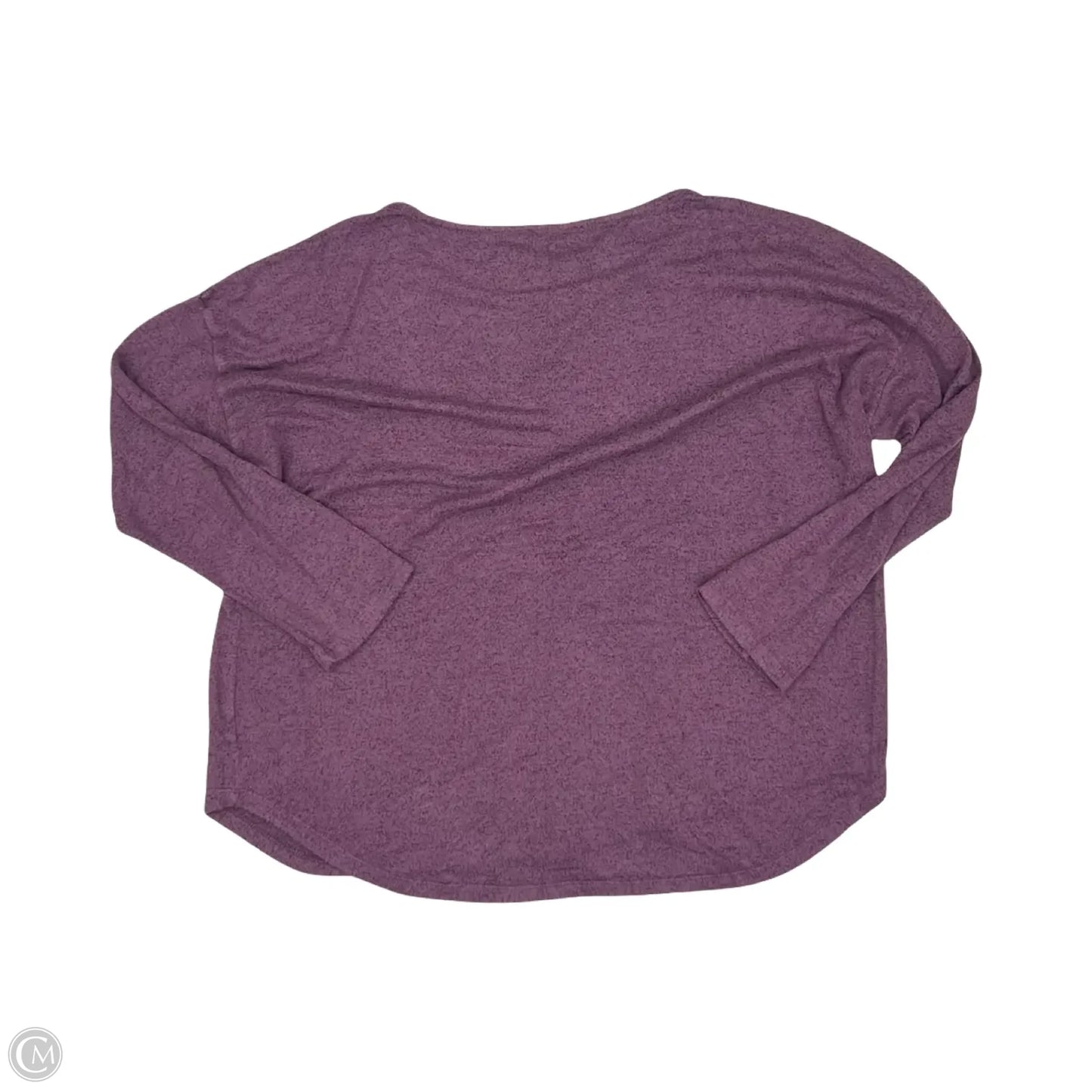 Top Long Sleeve By Clothes Mentor In Purple, Size: 3x