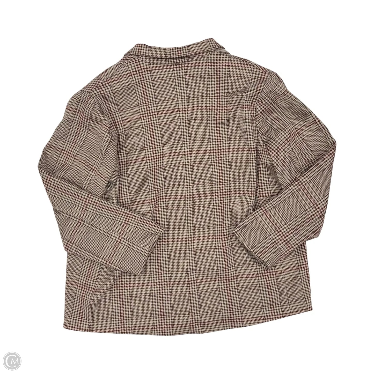 Blazer By Torrid In Red & Tan, Size: 1x