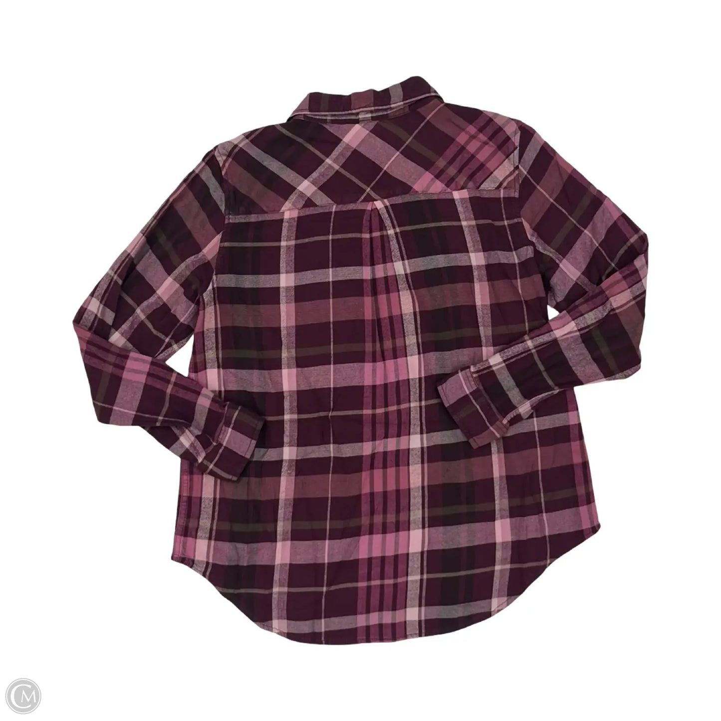 Top Long Sleeve By Christopher And Banks In Purple, Size: Lp
