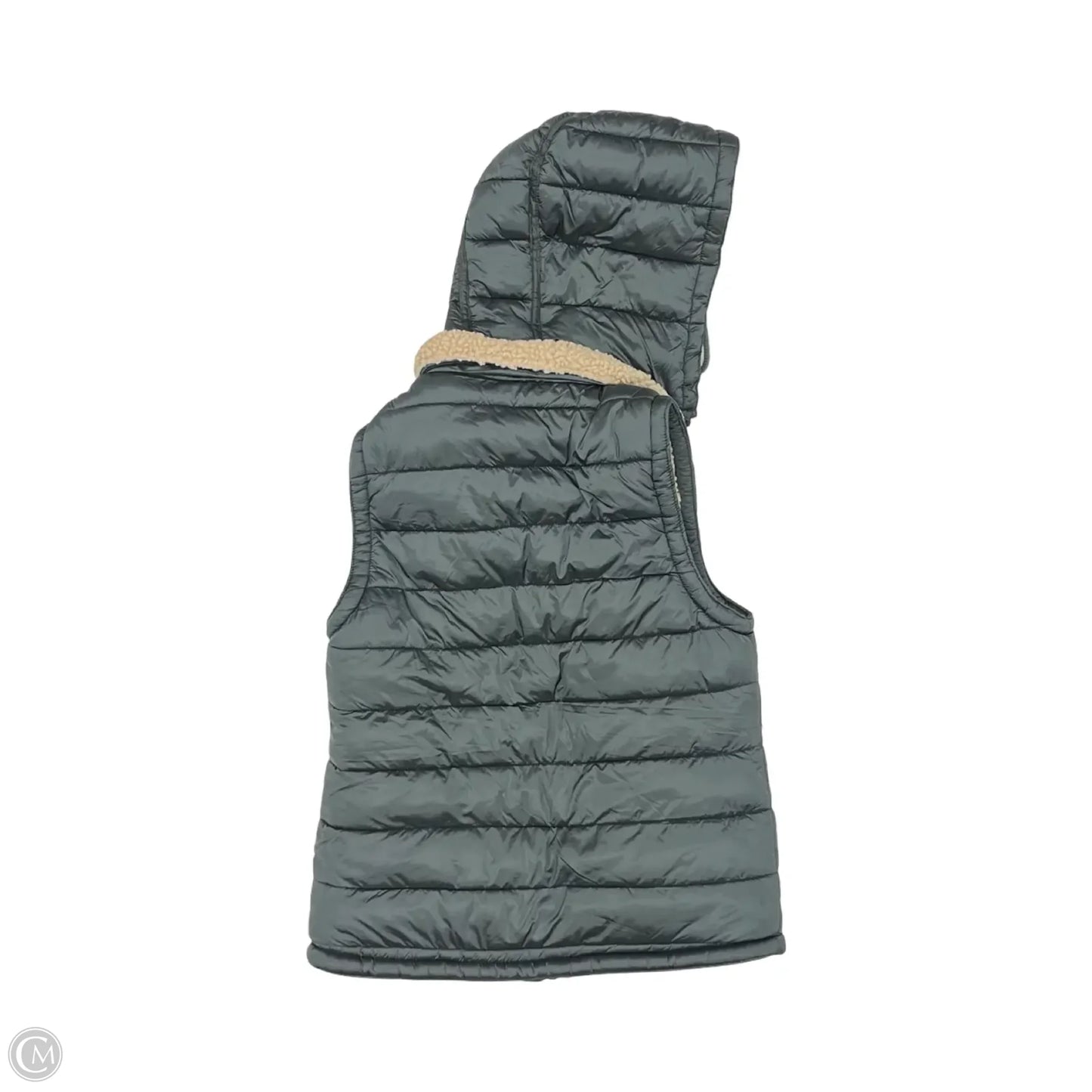 Vest Puffer & Quilted By Clothes Mentor In Grey, Size: M