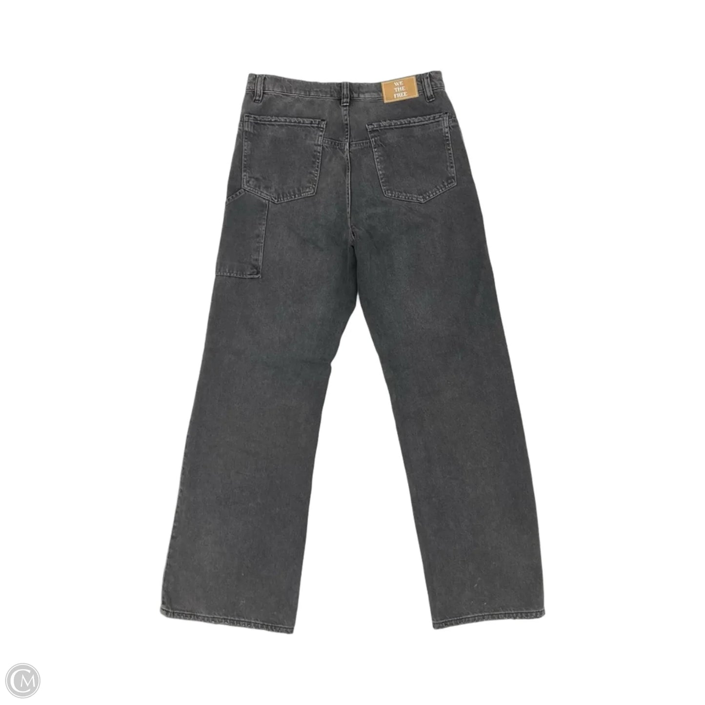 Jeans Straight By We The Free In Black Denim, Size: 10