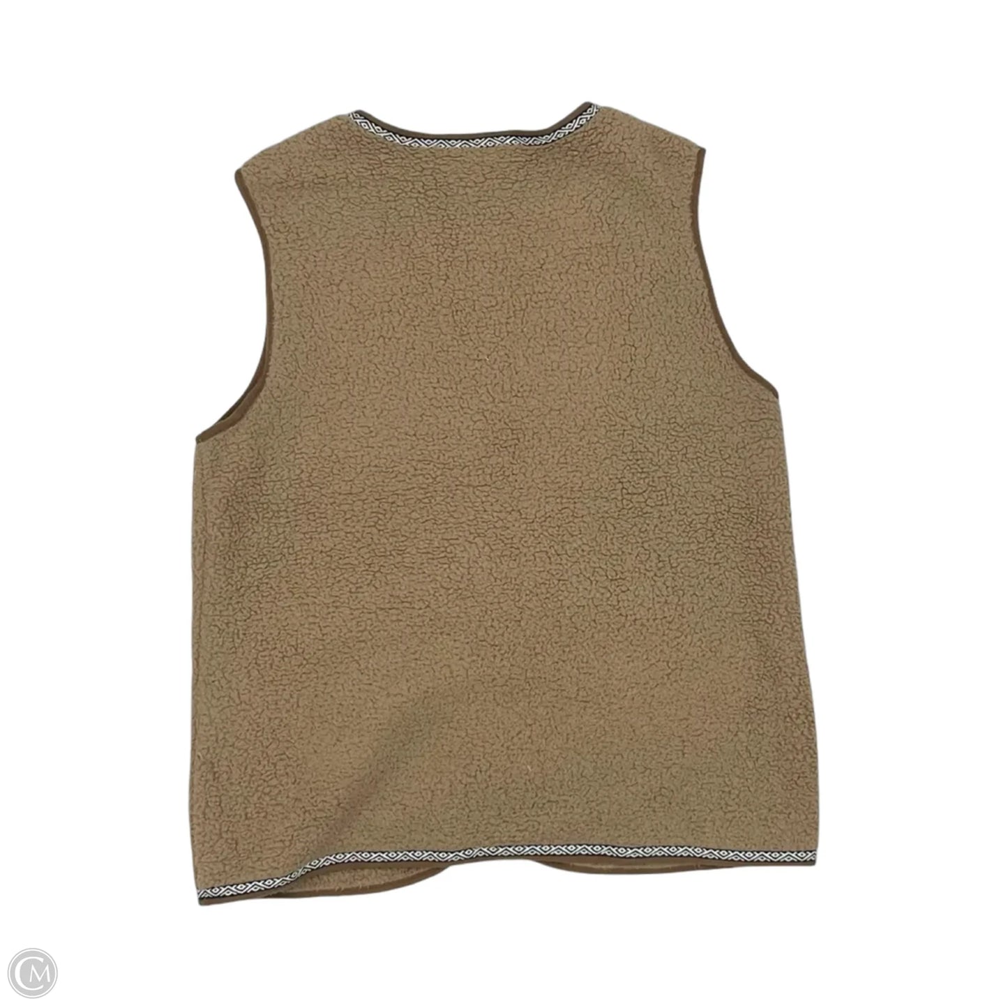 Vest Faux Fur & Sherpa By Dokotoo In Tan, Size: L