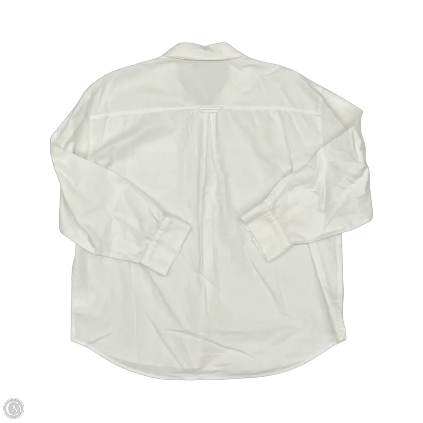 Top Long Sleeve By Old Navy In White, Size: M