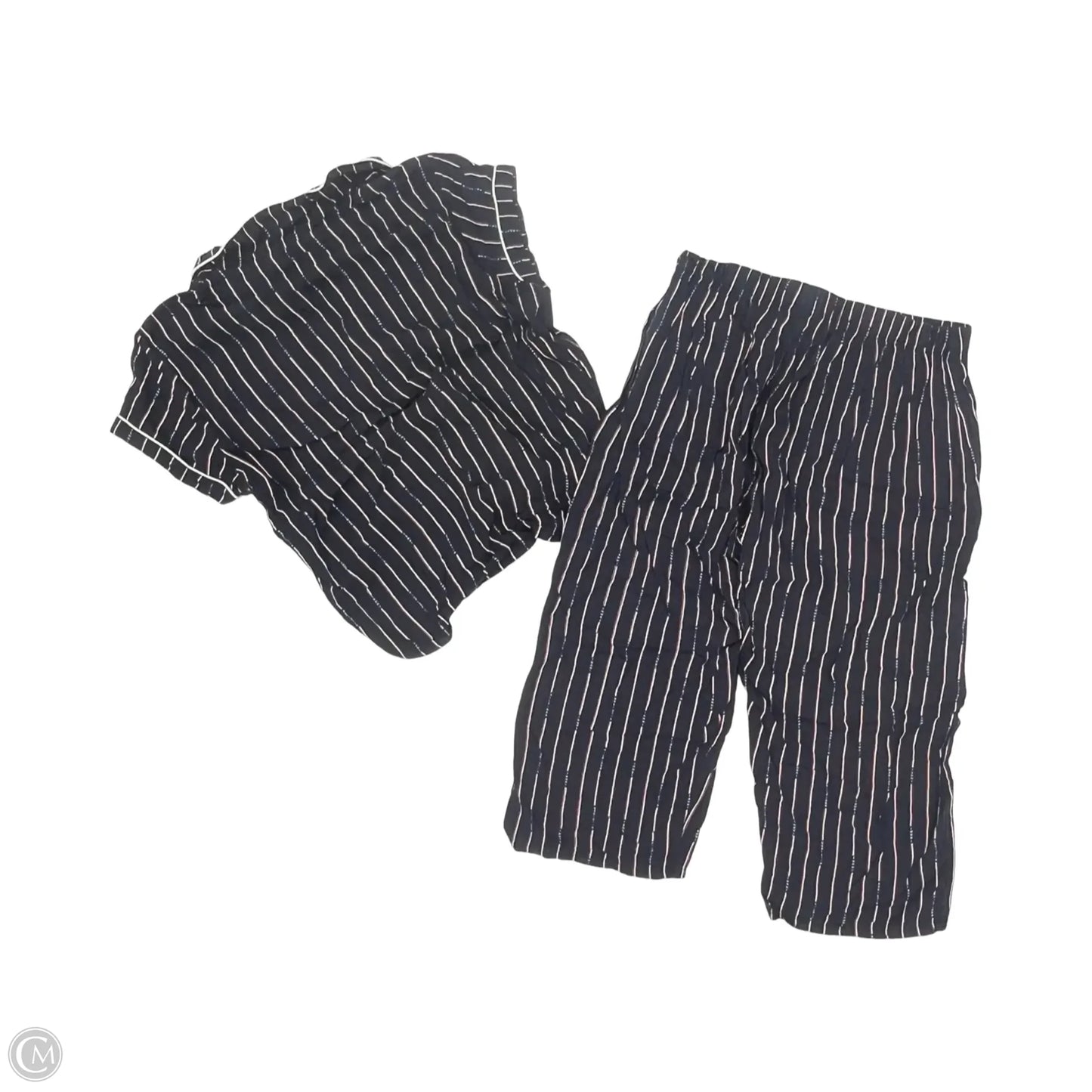 Pajamas 2pc By Tommy Hilfiger In Blue & Red & White, Size: L