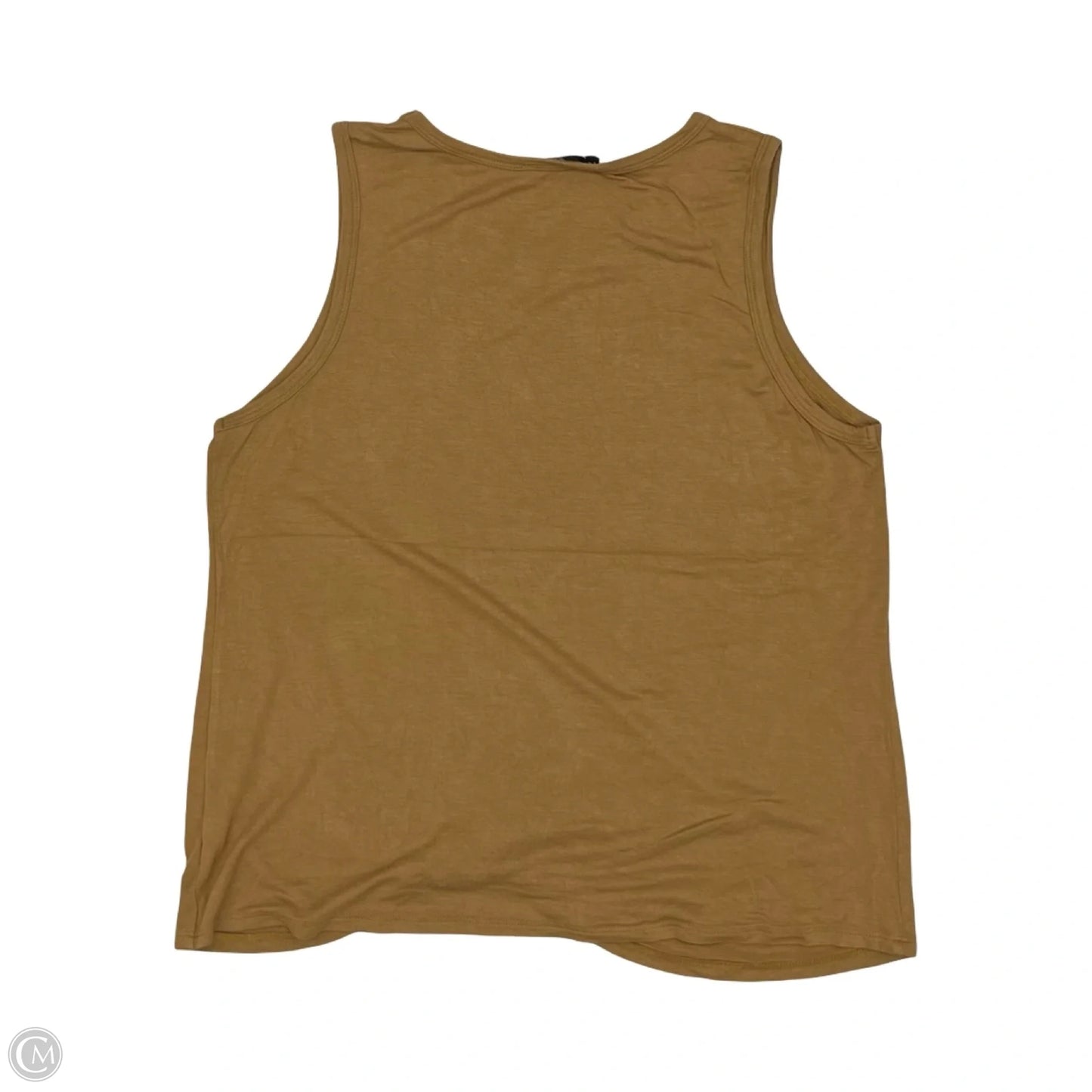 Tank Top By Clothes Mentor In Brown, Size: S