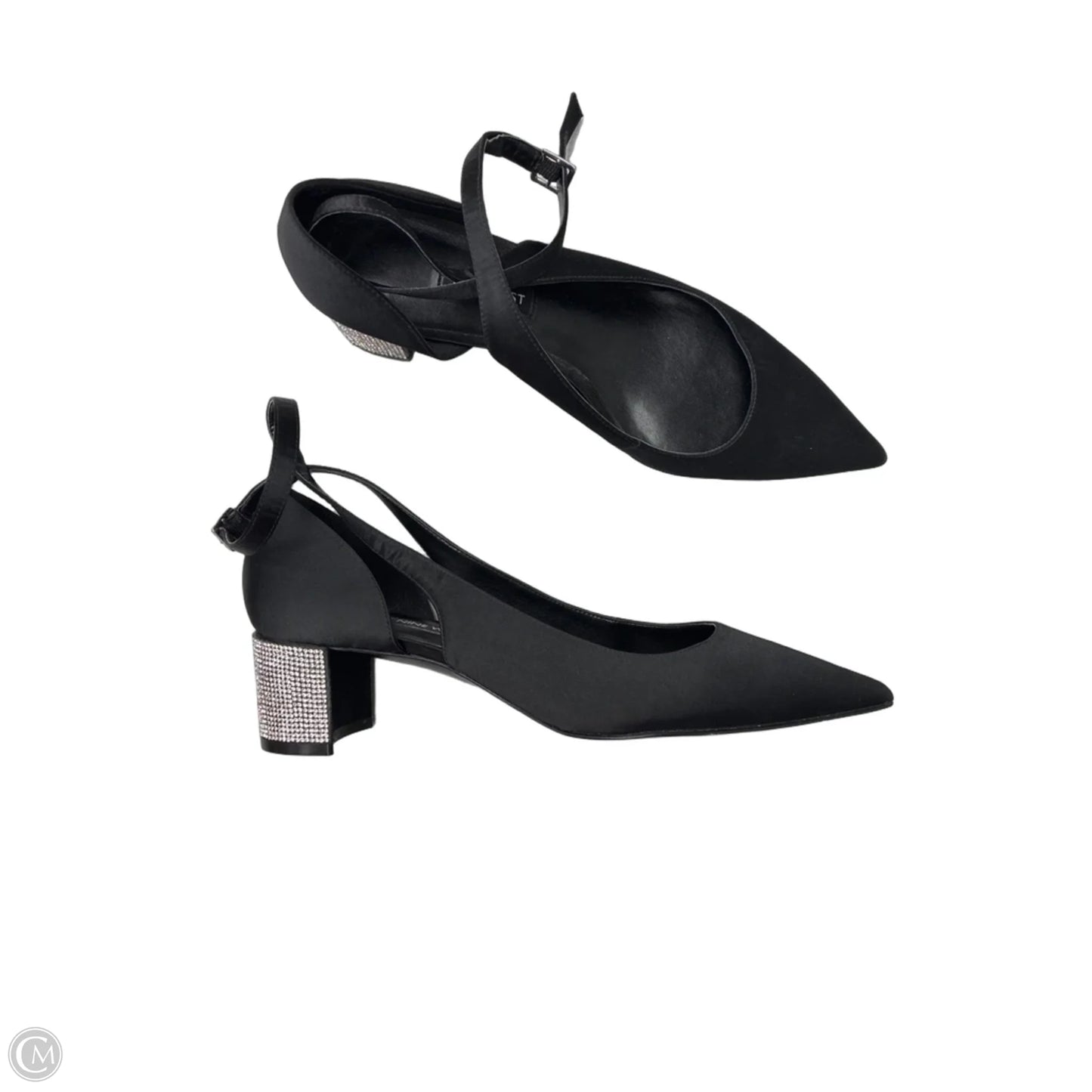 Shoes Heels Block By Nine West In Black, Size: 9.5