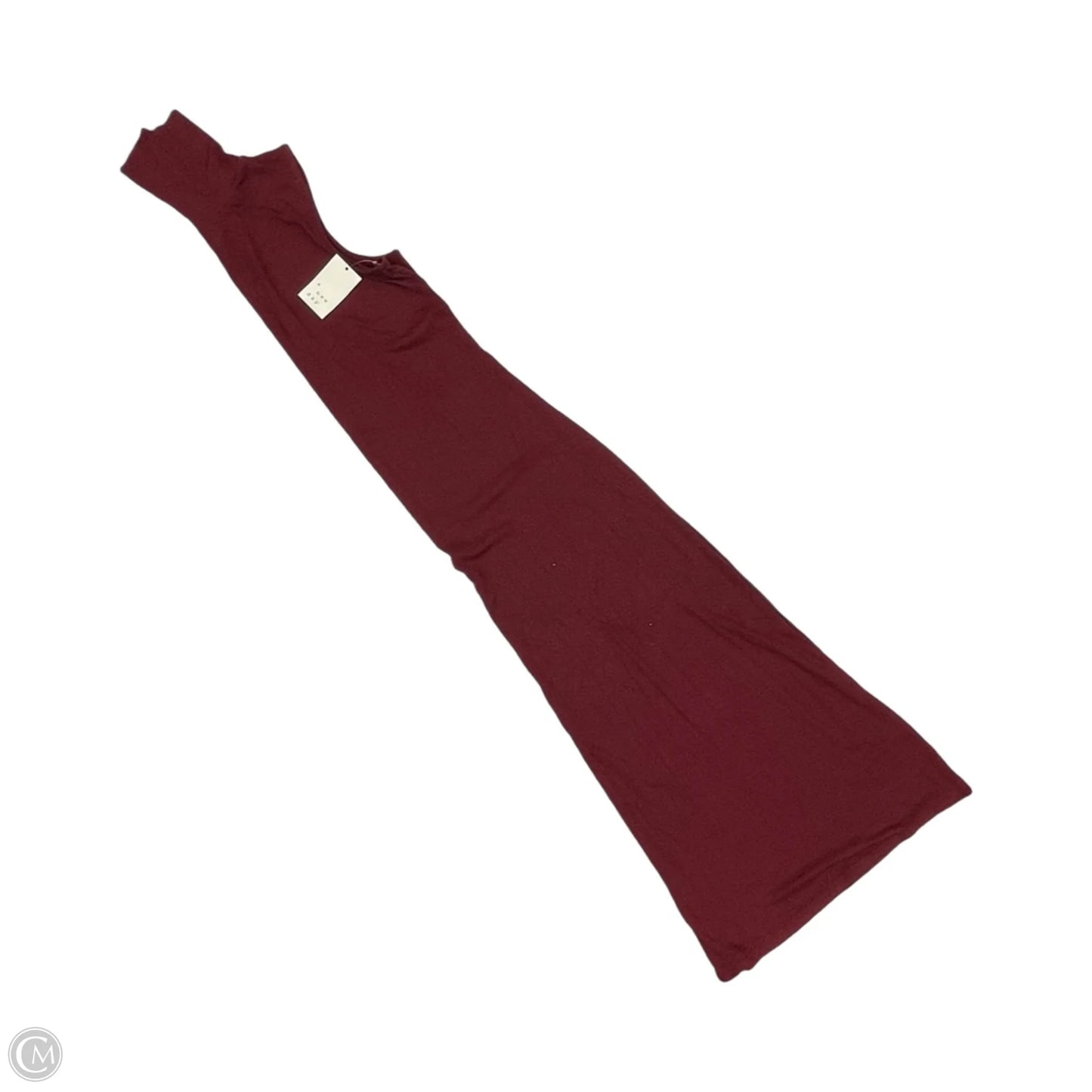 Dress Casual Maxi By A New Day In Maroon, Size: L