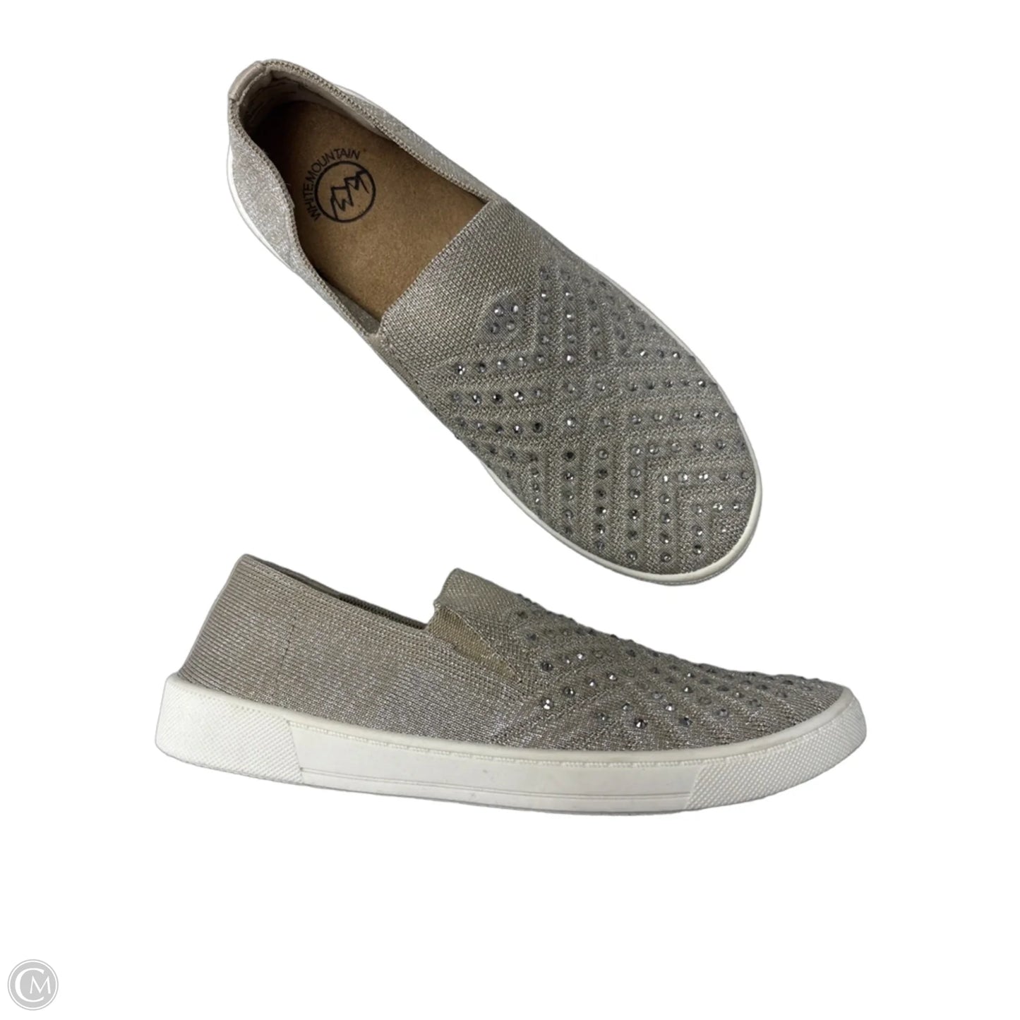 Shoes Flats By White Mountain In Gold, Size: 8