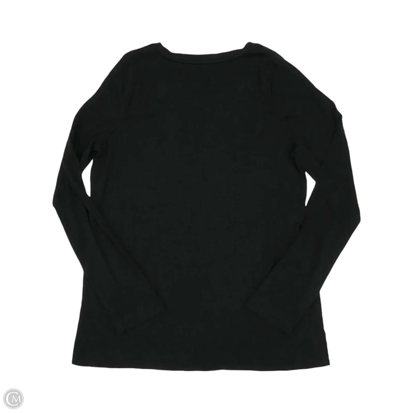 Top Long Sleeve Basic By J. Jill In Black, Size: M