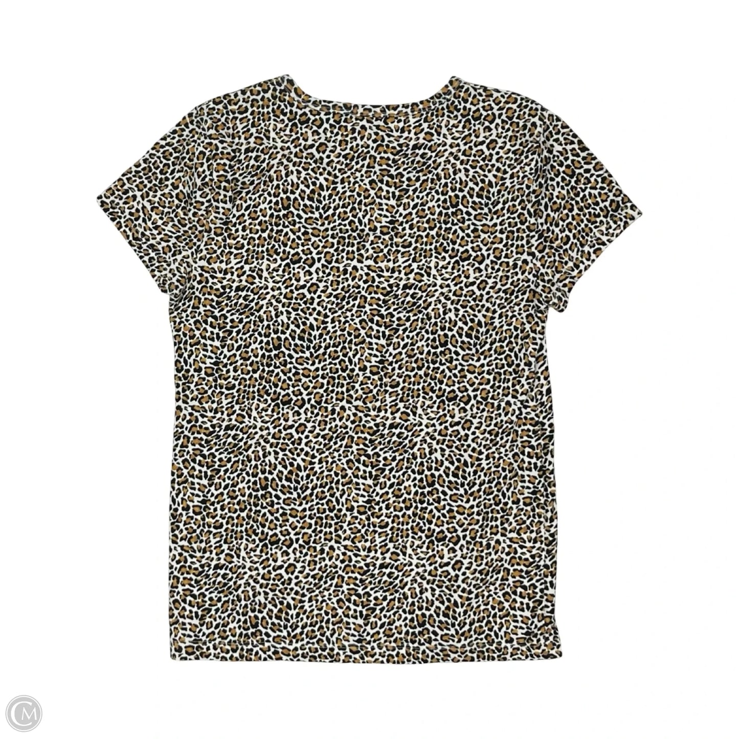 Top Short Sleeve By J. Crew In Animal Print, Size: S