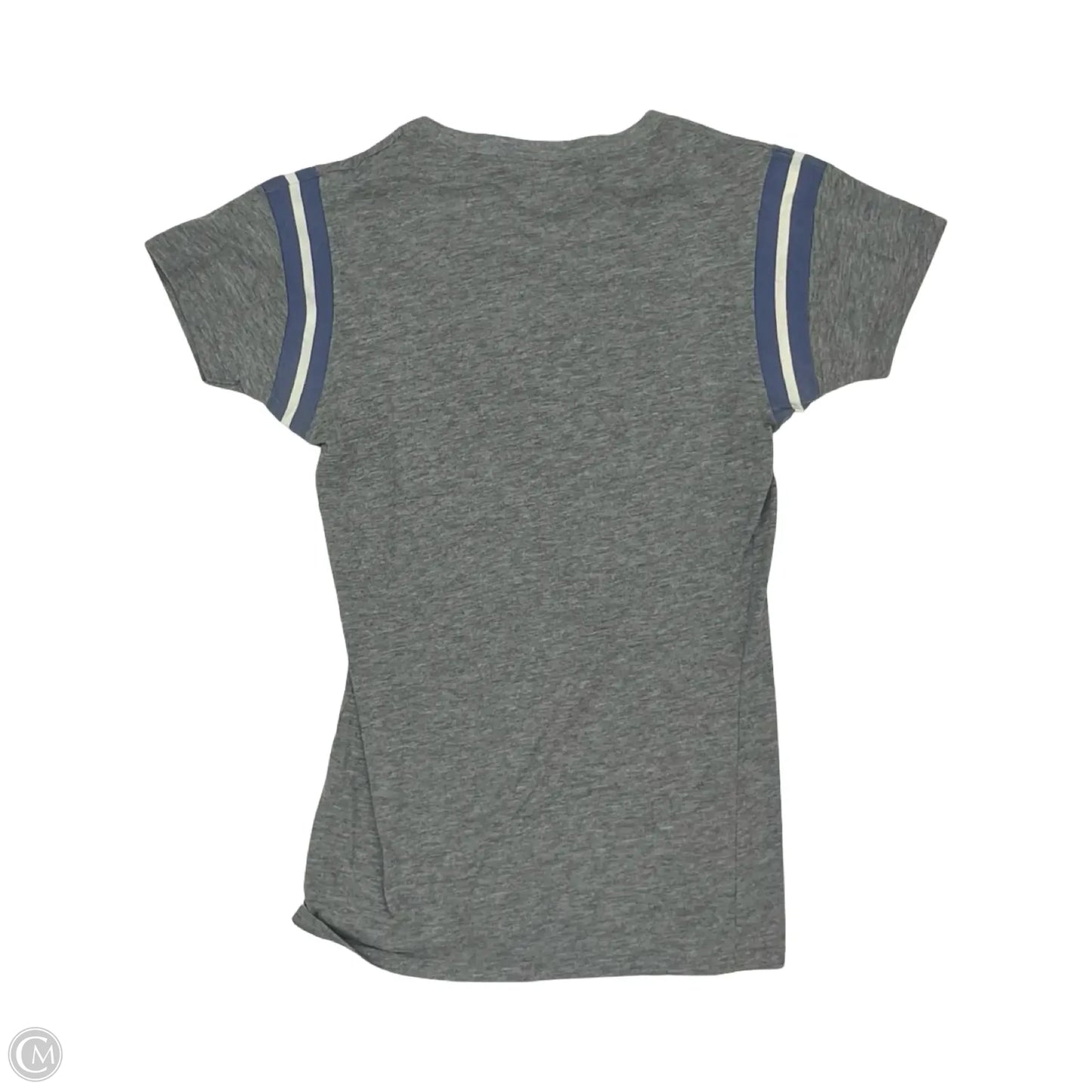 Athletic Top Short Sleeve By Clothes Mentor In Grey, Size: M