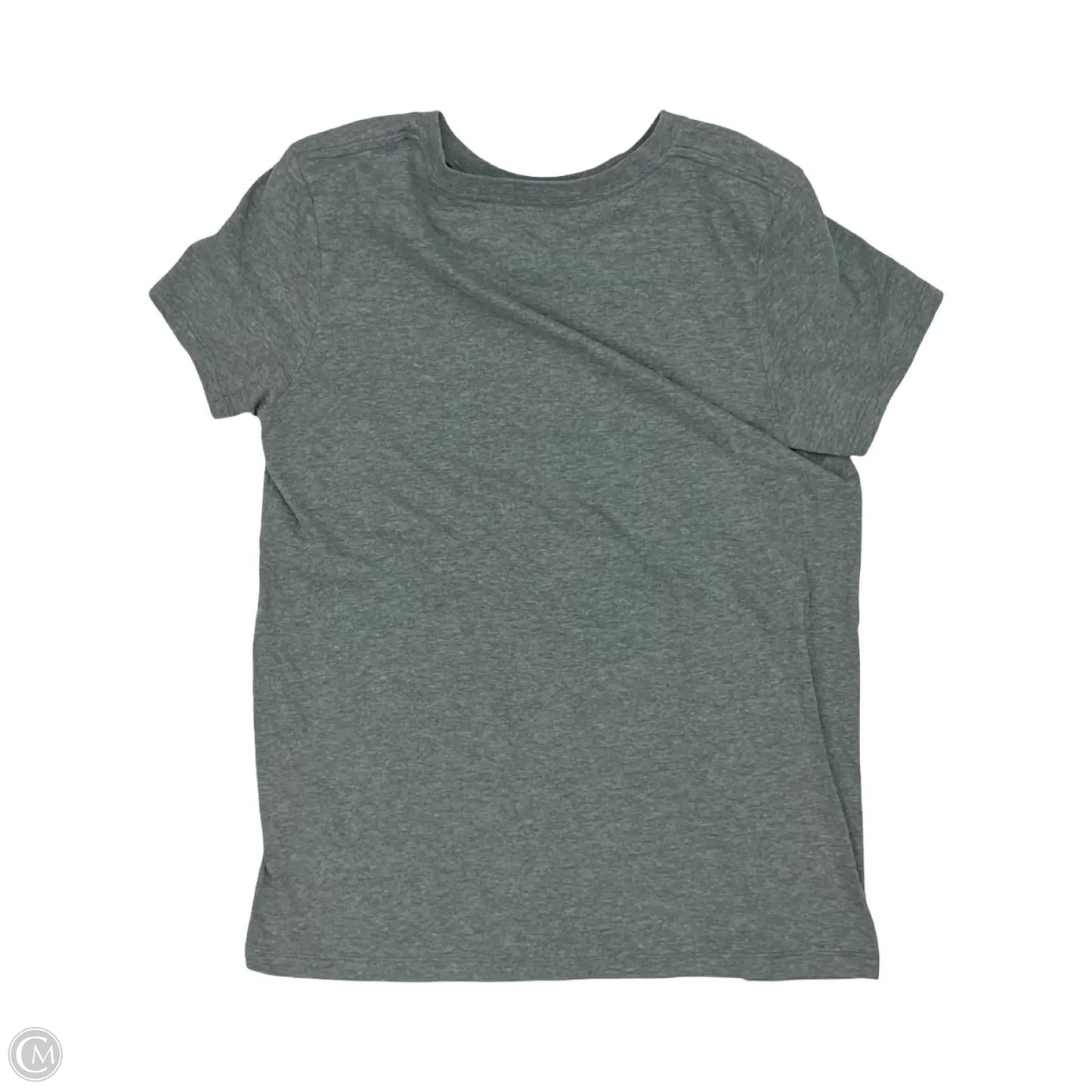 Athletic Top Short Sleeve By Under Armour In Grey, Size: M