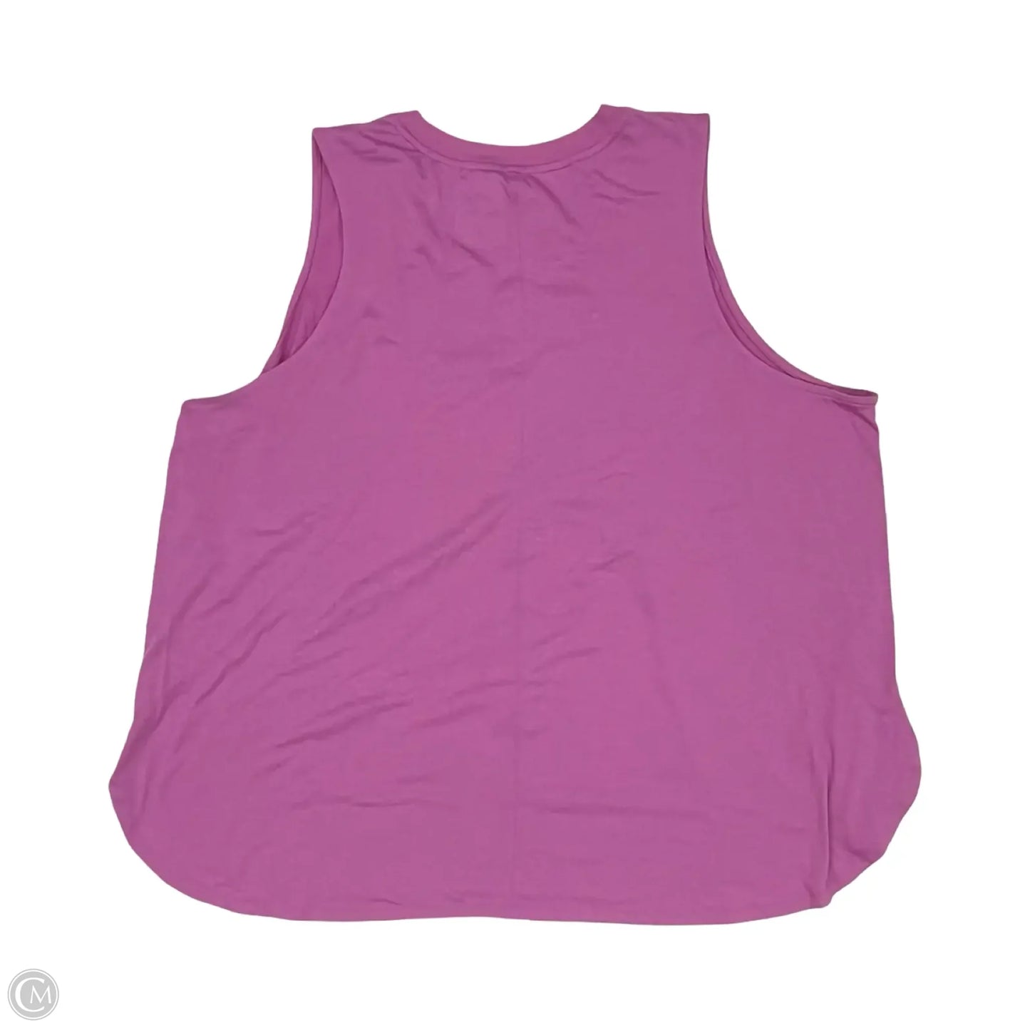 Athletic Tank Top By Tek Gear In Purple, Size: 3x