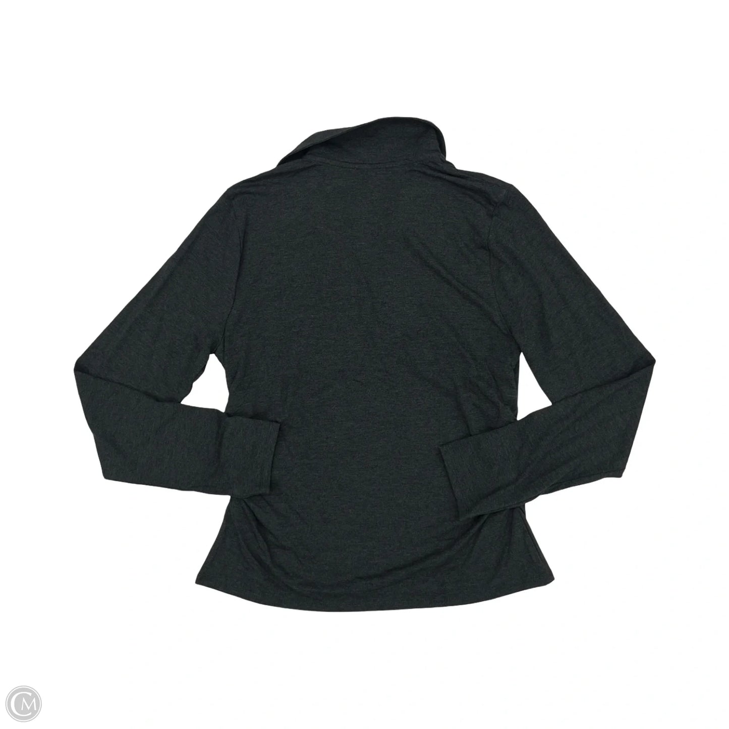 Top Long Sleeve By Madewell In Grey, Size: L