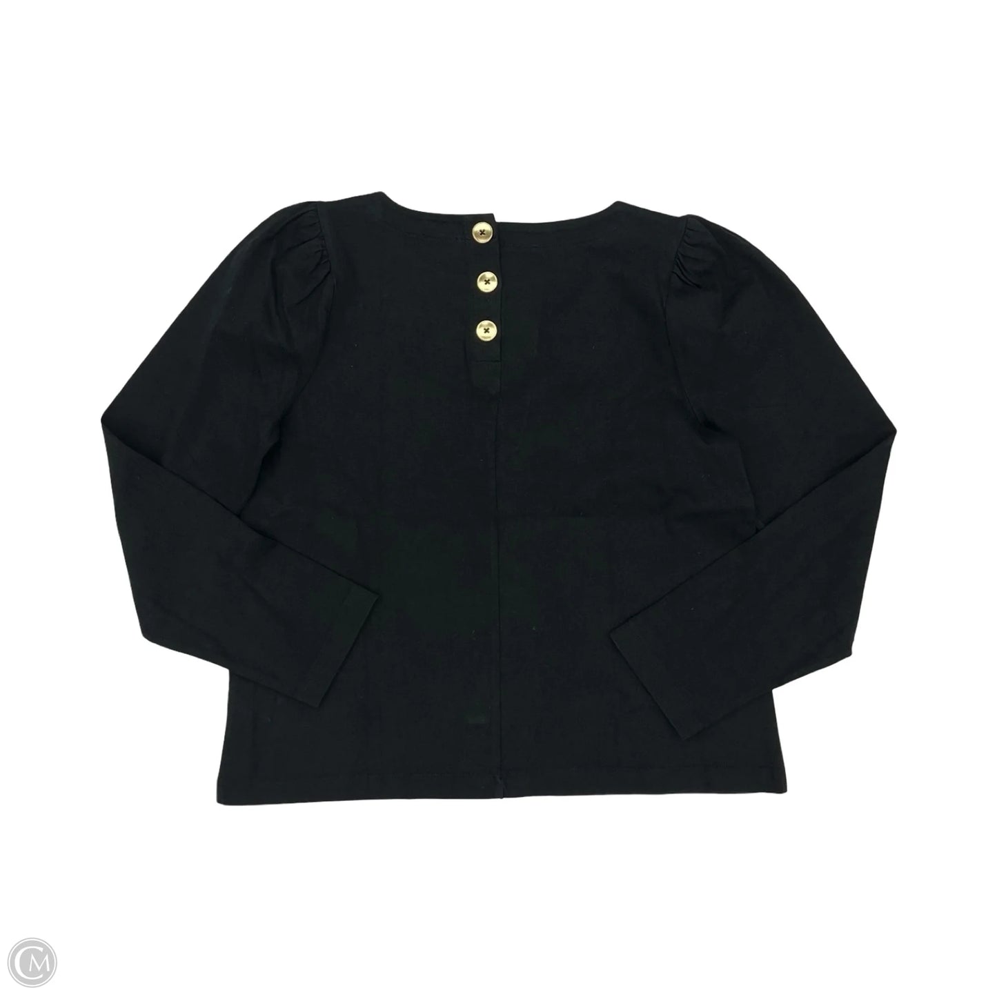 Top Long Sleeve By J. Crew In Black, Size: M