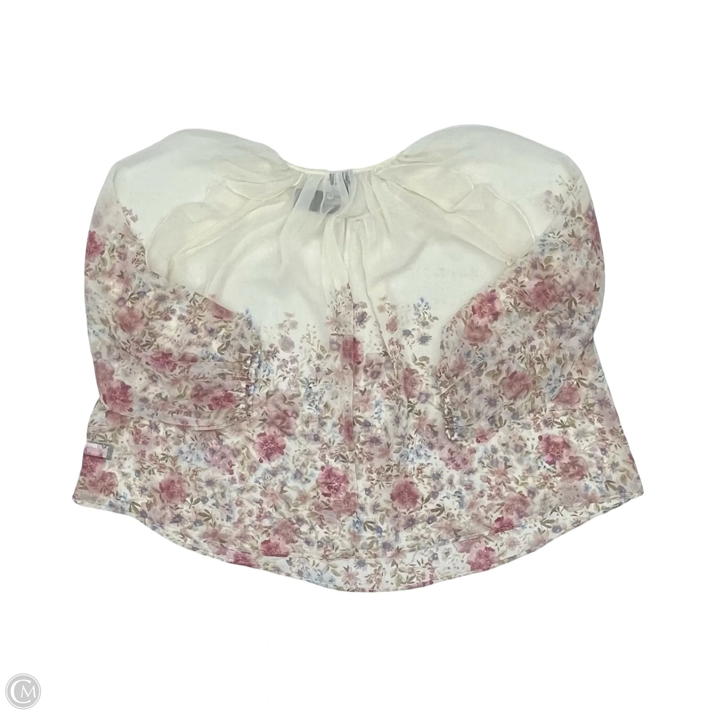 Blouse Long Sleeve By Torrid In Cream, Size: 1x