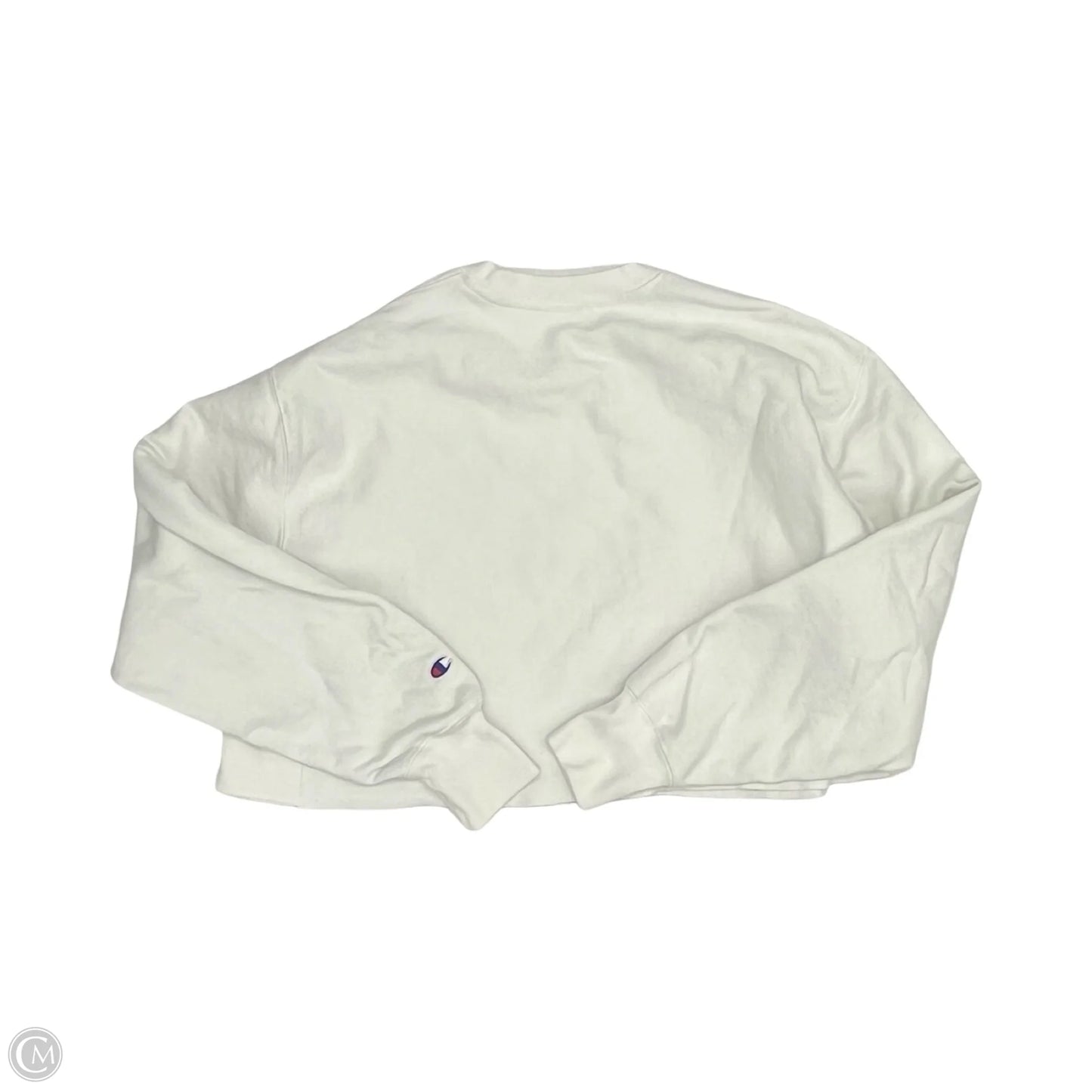 Athletic Sweatshirt Crewneck By Champion In White, Size: Xl