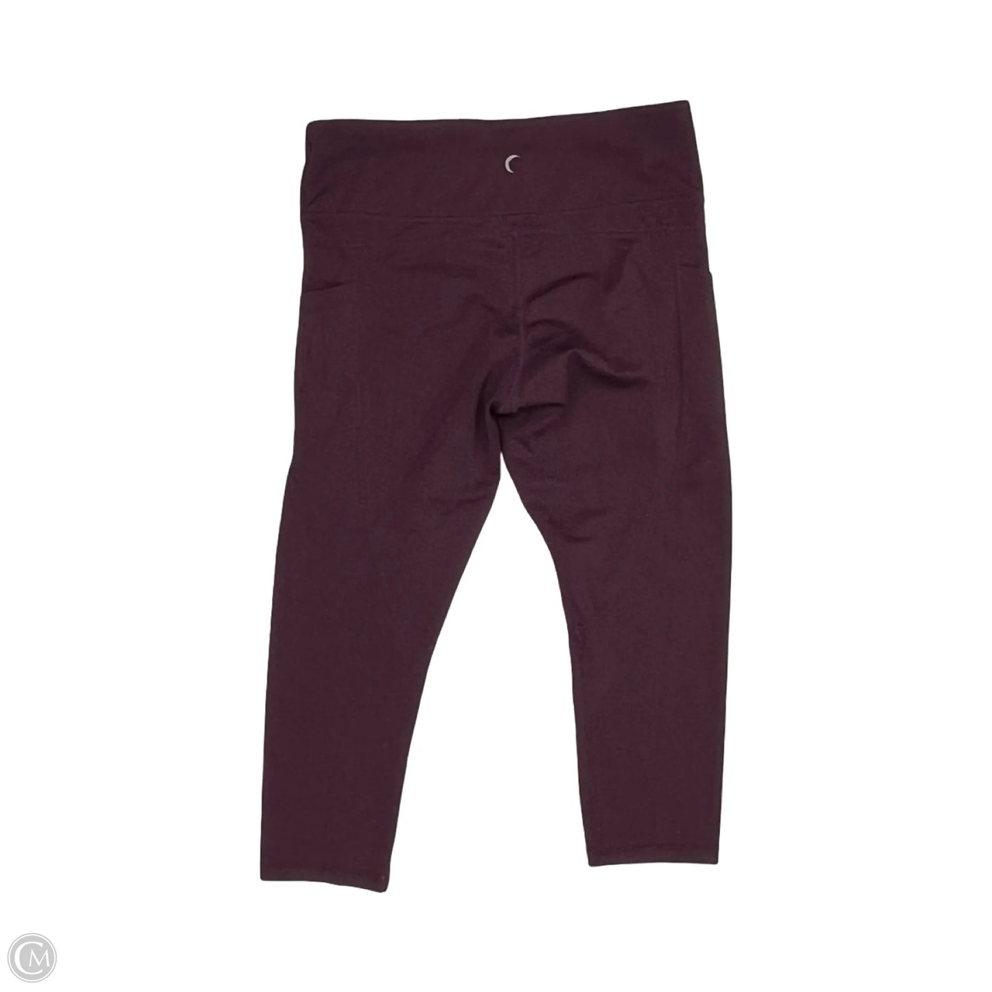 Athletic Leggings Capris By Zyia In Purple, Size: L