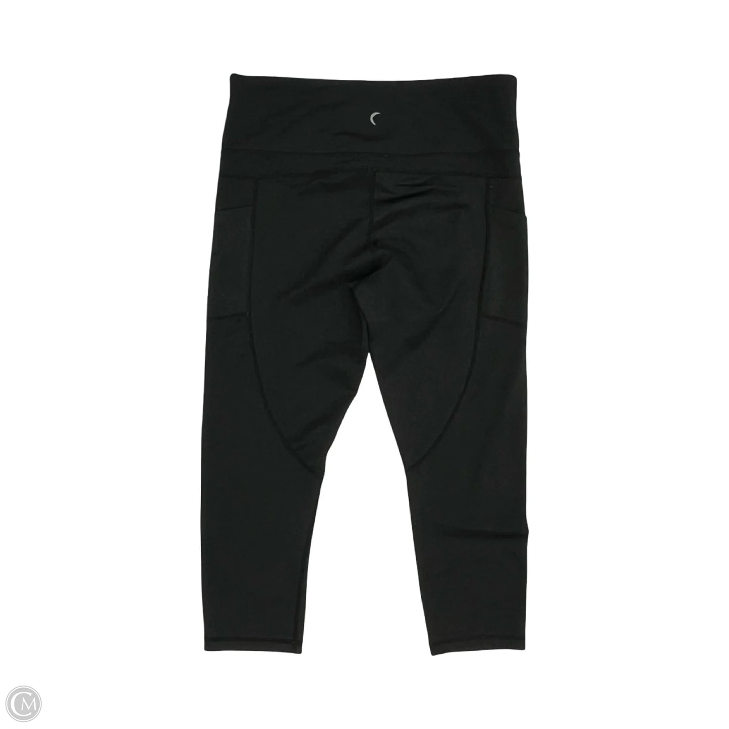 Athletic Leggings Capris By Zyia In Black, Size: L