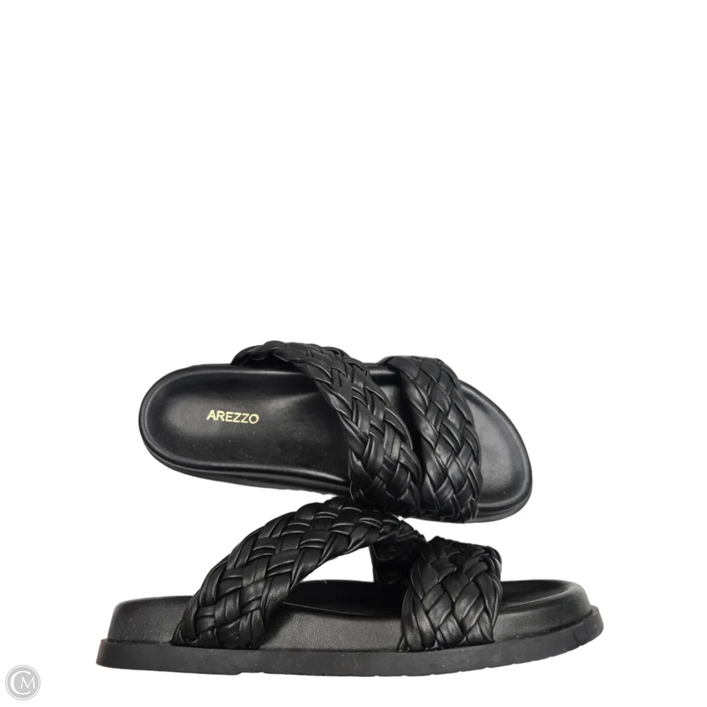 Sandals Flats By Cmc In Black, Size: 9