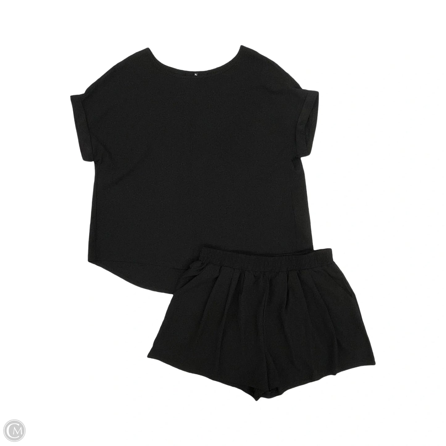 Shorts Set By Clothes Mentor In Black, Size: Xl