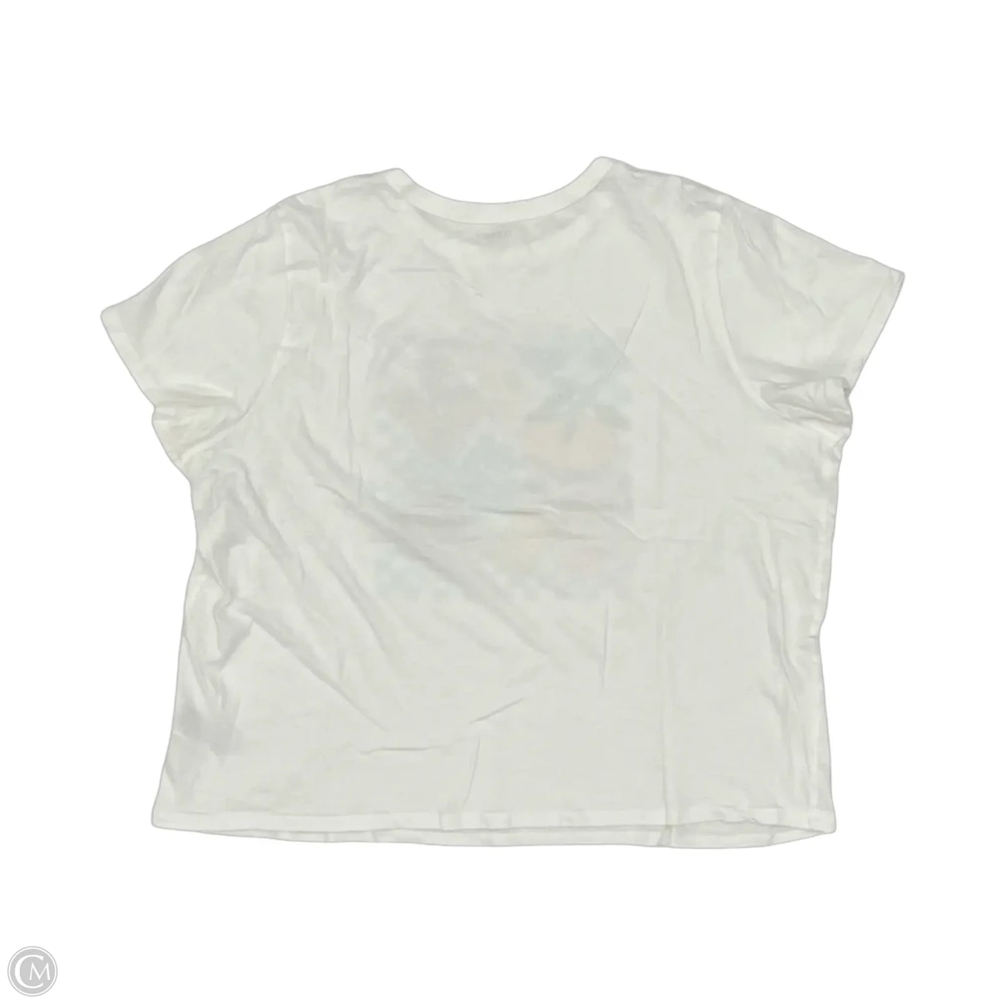 Top Short Sleeve By Old Navy In White, Size: Xl