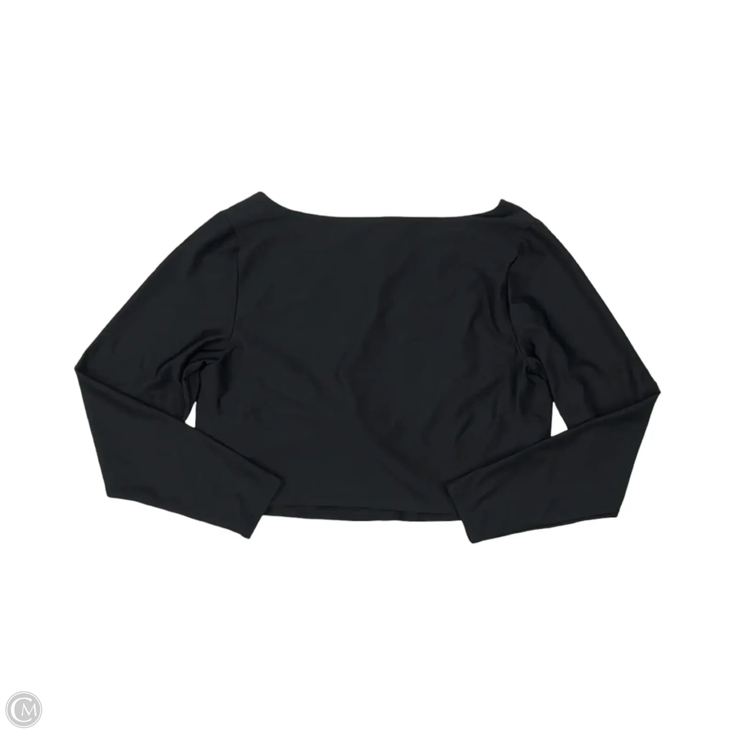 Athletic Top Long Sleeve Crewneck By Old Navy In Black, Size: Xxl