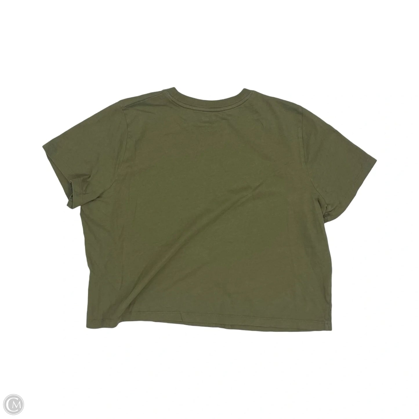Top Short Sleeve Basic By Madewell In Green, Size: S
