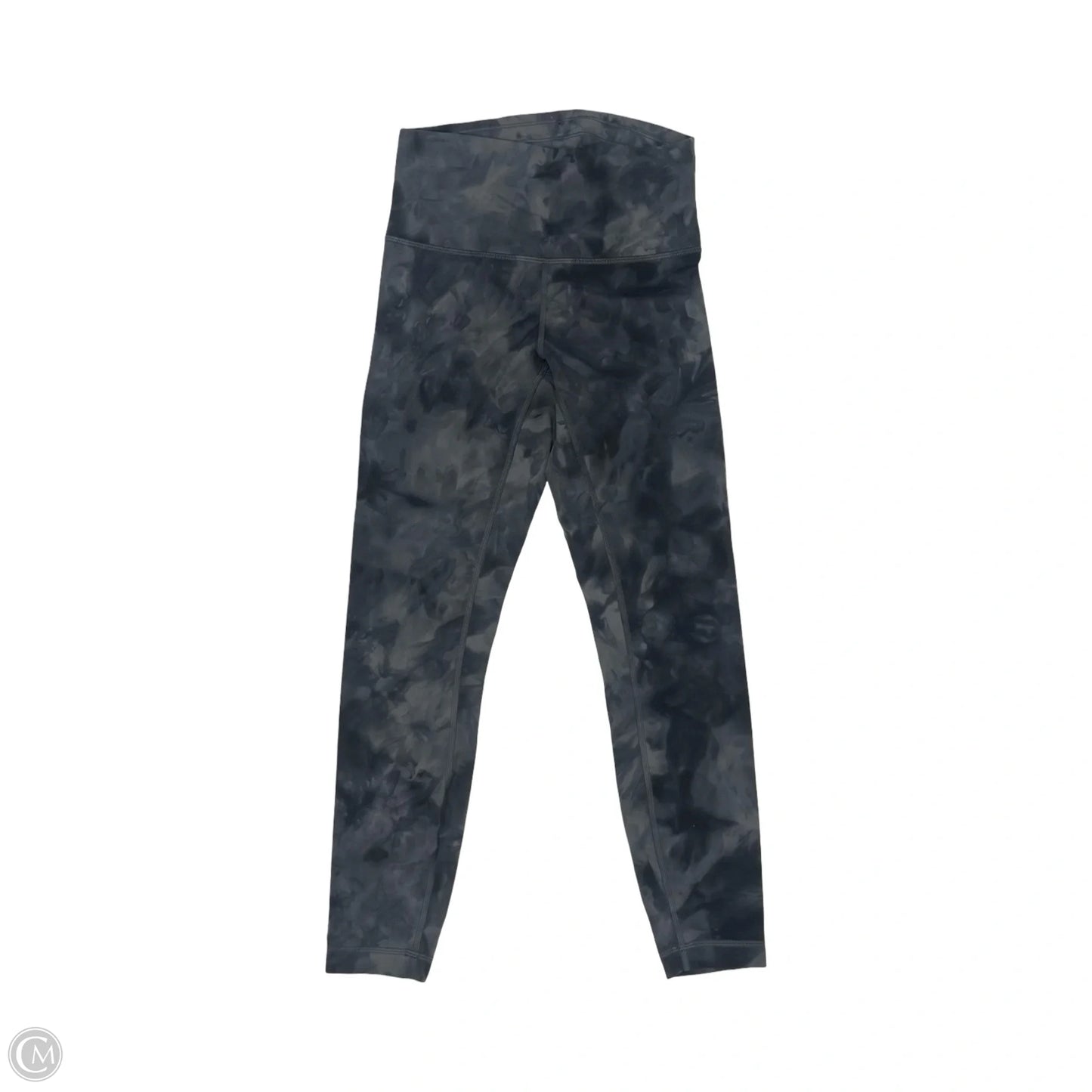 Athletic Leggings Capris By Lululemon In Black & Grey, Size: S