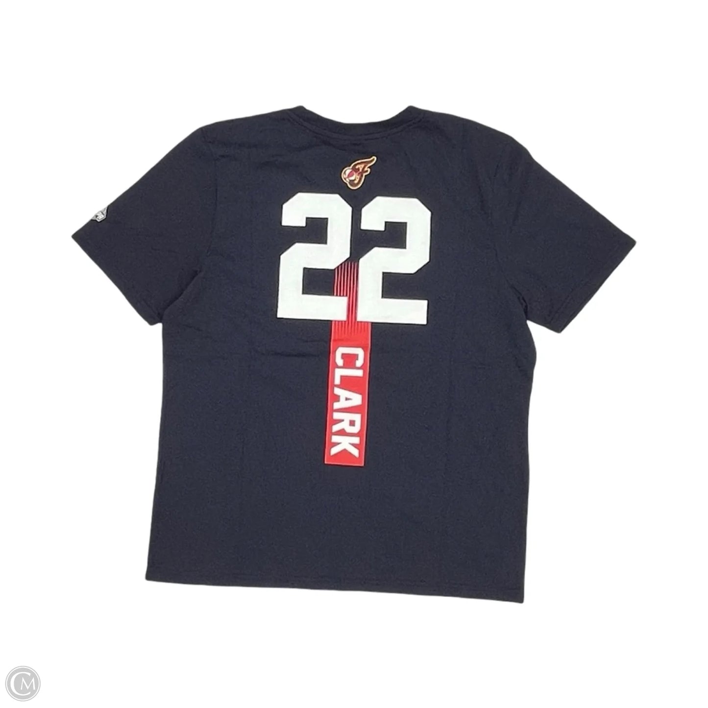 Athletic Top Short Sleeve By Clothes Mentor In Navy, Size: M