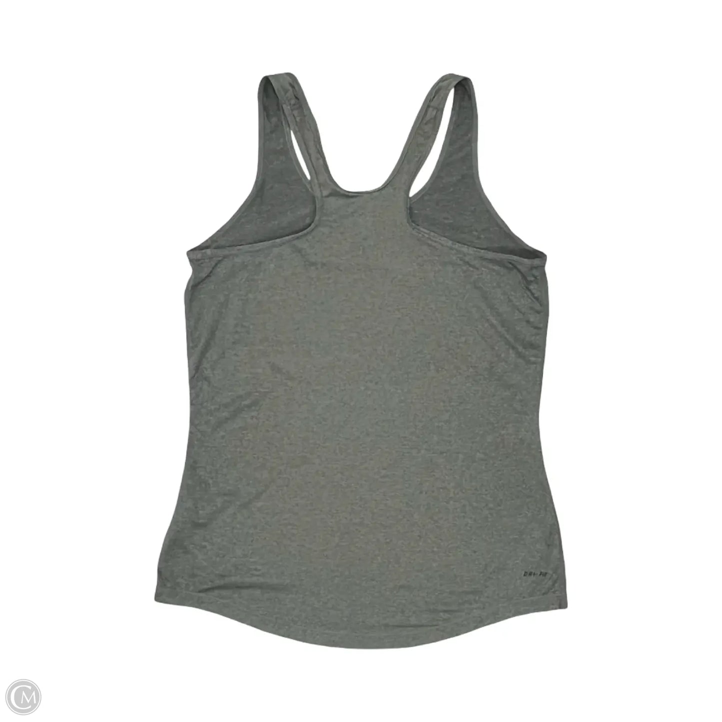 Athletic Tank Top By Nike Apparel In Grey, Size: L