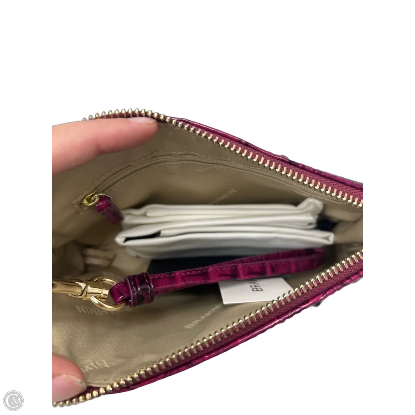 Wristlet Designer By Brahmin, Size: Medium