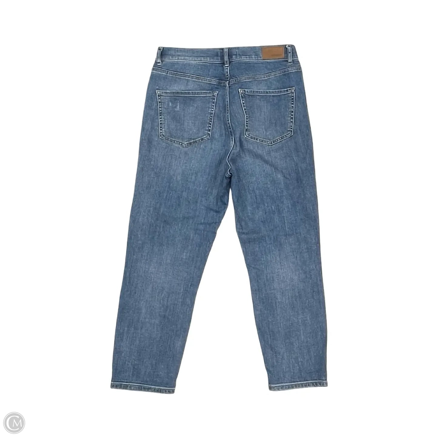 Jeans Straight By Express In Blue Denim, Size: 8