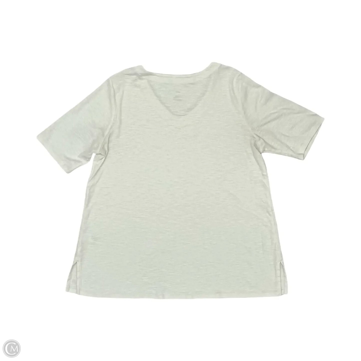 Top Short Sleeve By J. Jill In White, Size: L