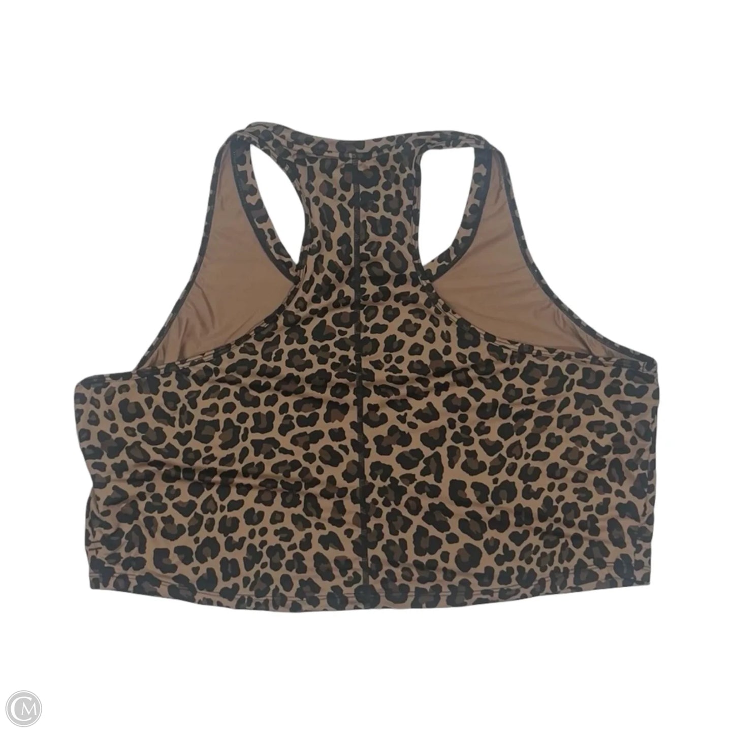 Athletic Tank Top By Nike Apparel In Animal Print, Size: Xxl