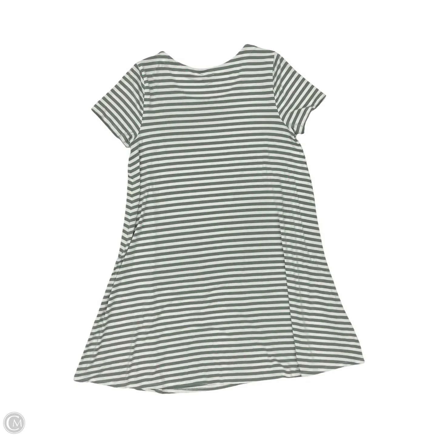 Dress Casual Short By Talbots In Cream & Green, Size: L