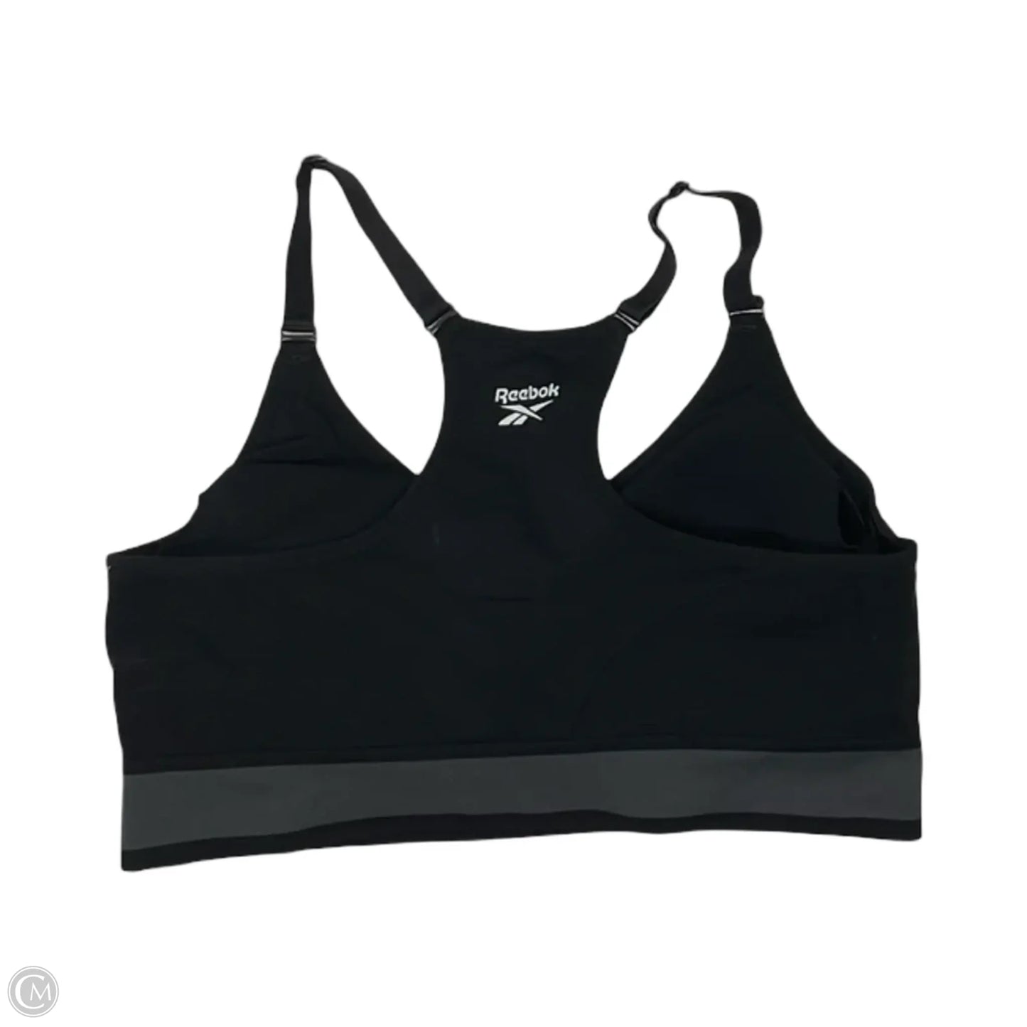 Athletic Bra By Reebok In Black, Size: Xl