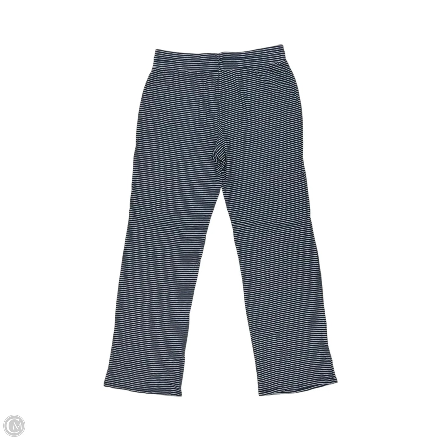 Pajama Pants By Stars Above In Blue & White, Size: M