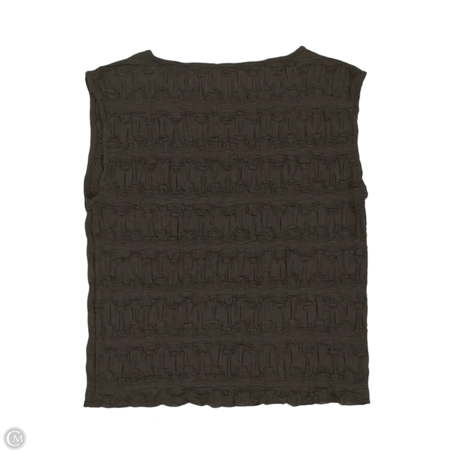 Top Short Sleeve By Loft In Brown, Size: M