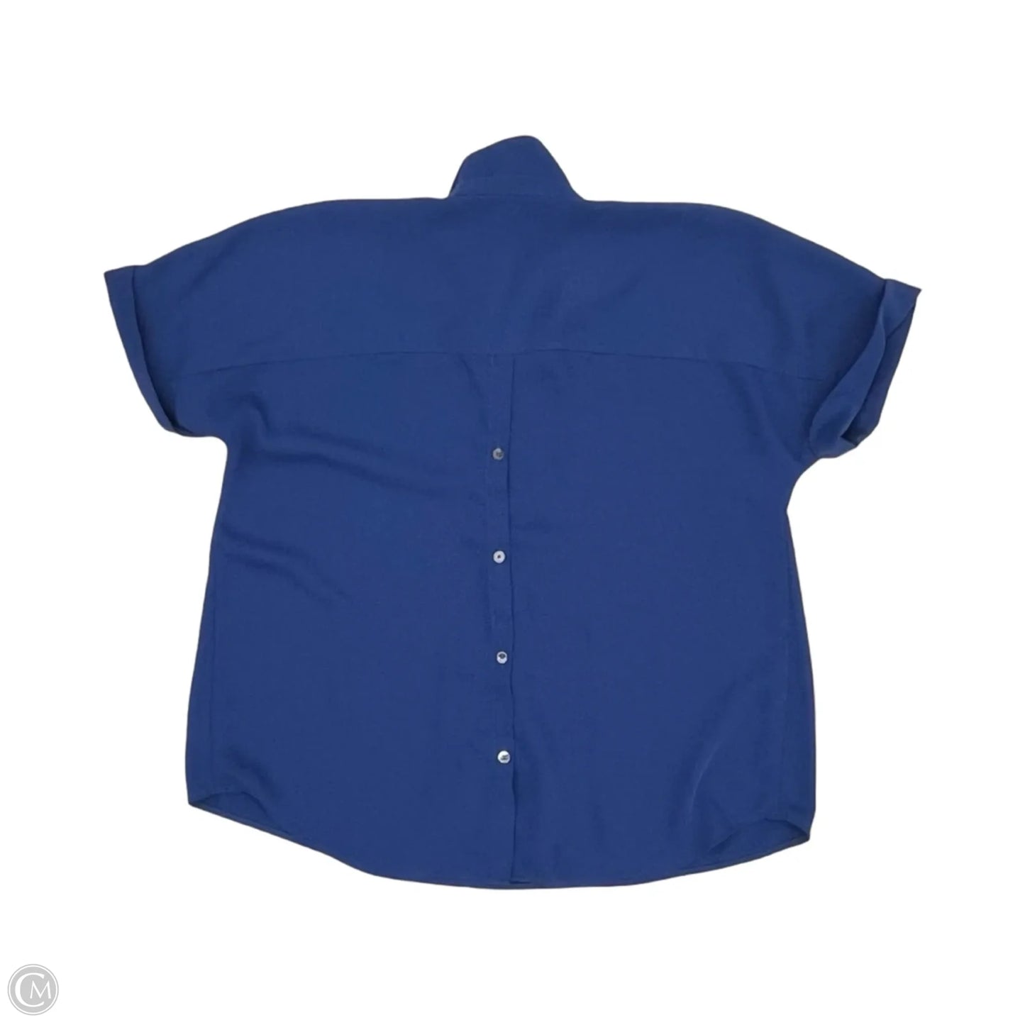 Blouse Short Sleeve By J. Jill In Blue, Size: S