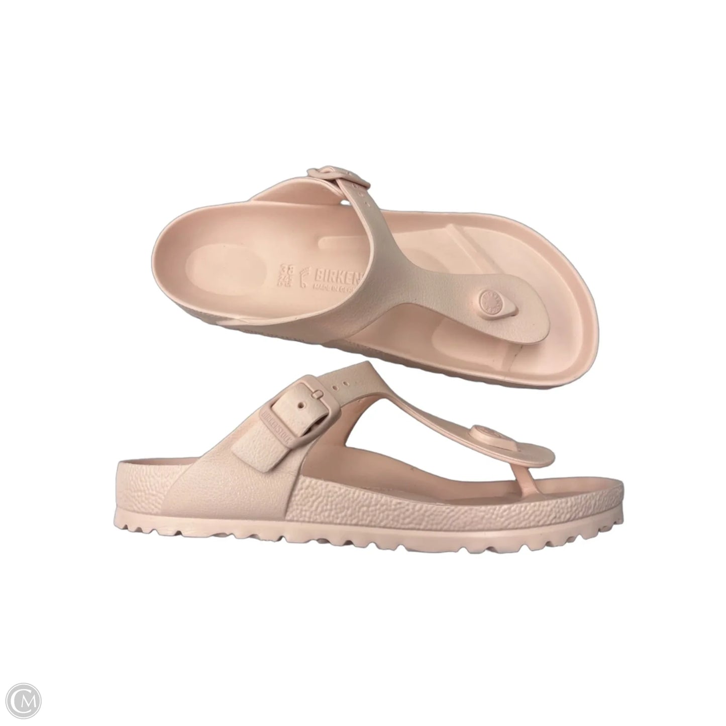 Sandals Flats By Birkenstock In Peach, Size: 7
