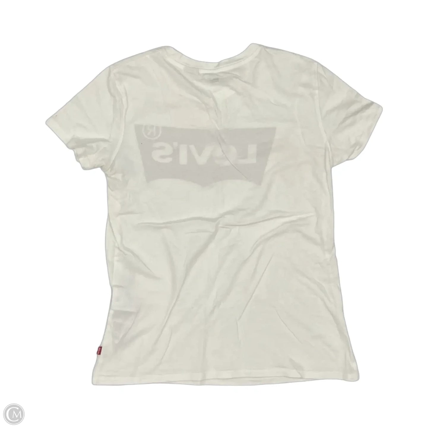 Top Short Sleeve By Levis In White, Size: Xs
