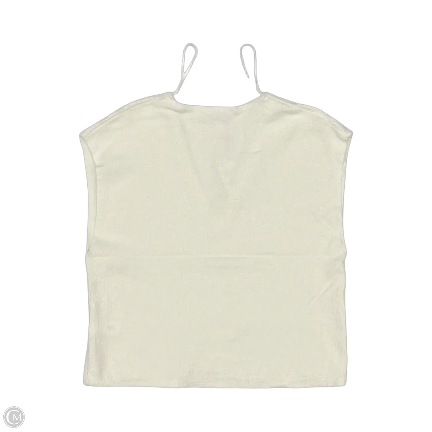 Top Short Sleeve By Zara In Cream, Size: M