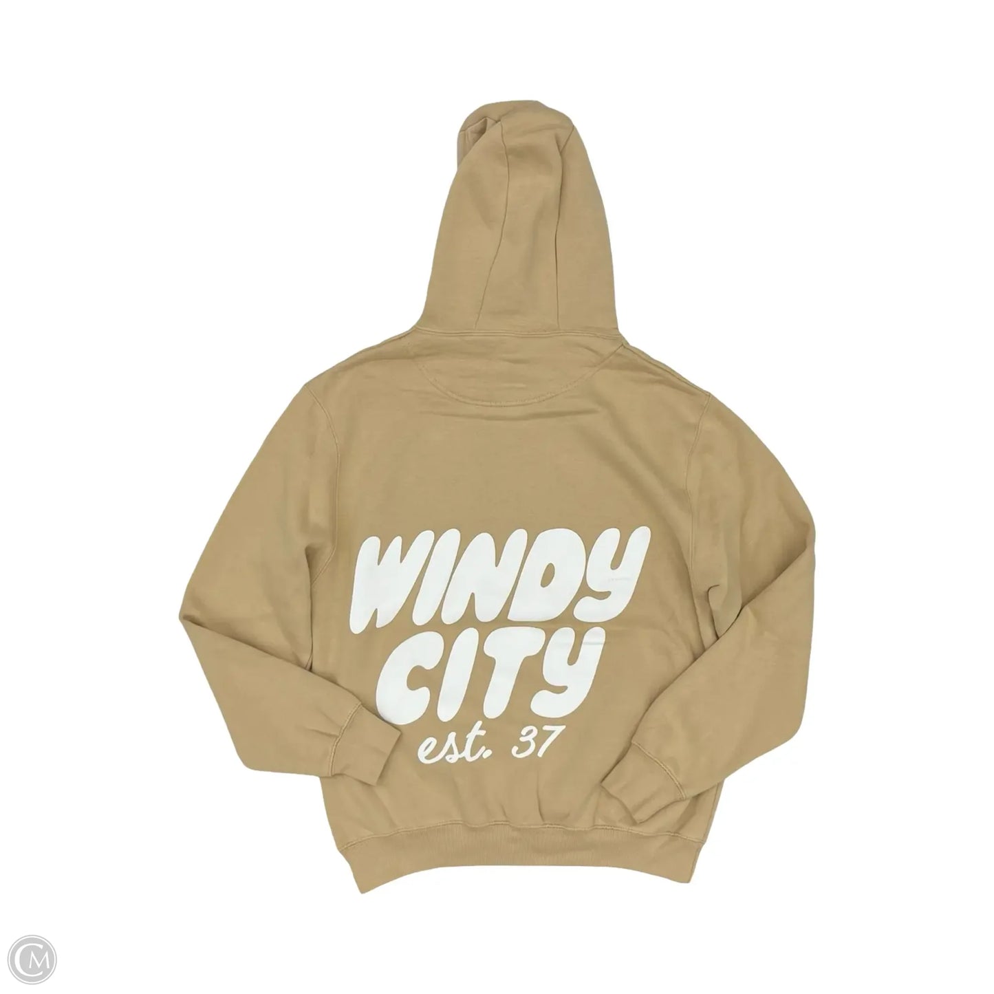 Sweatshirt Hoodie By Cmc In White, Size: M