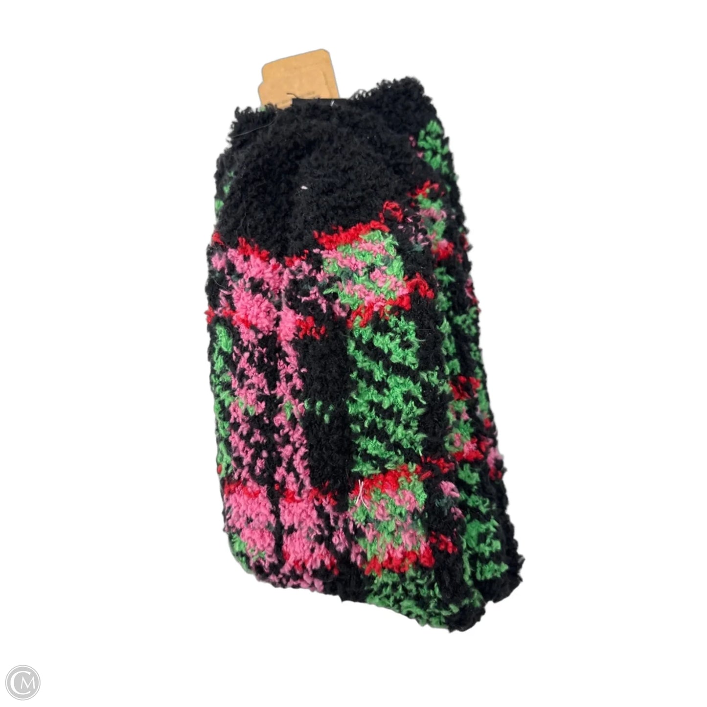 Socks By Pink In Black & Green